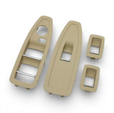 Window Switch Trim Plates in Black, Beige, Gray and Carbon look for BMW 4 Series F32 M4 F82 - 2012 to 2019 Euro Premium Parts Tan Complete Kit (x4) (without folding mirrors)