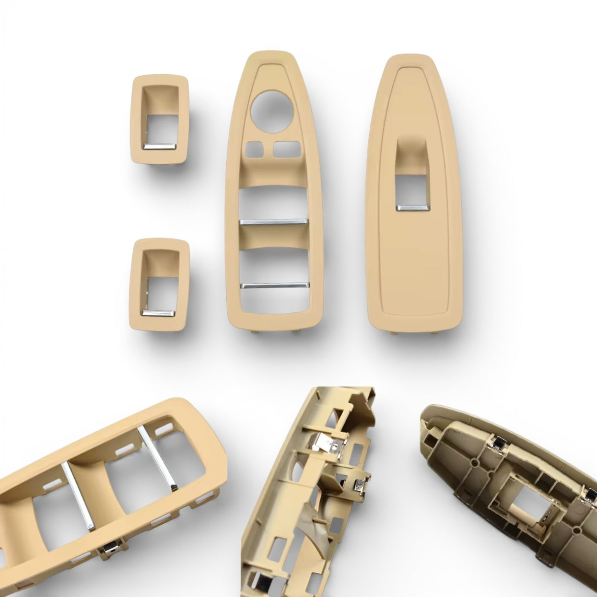 Window Switch Trim Plates in Black, Beige, Gray and Carbon look for BMW 4 Series F32 M4 F82 - 2012 to 2019 Euro Premium Parts