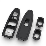 Window Switch Trim Plates in Black, Beige, Gray and Carbon look for BMW 4 Series F32 M4 F82 - 2012 to 2019 Euro Premium Parts Black Complete Kit (x4) (with folding mirrors)