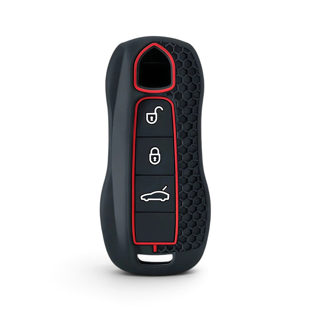Silicone Porsche Key Case – Protective Key Fob Cover For Porsche Cayenne Panamera Macan 911 Cayman Boxster