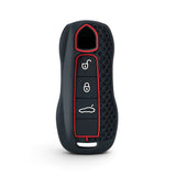 Silicone Porsche Key Case – Protective Key Fob Cover For Porsche Cayenne Panamera Macan 911 Cayman Boxster
