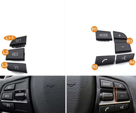 BMW 2 Series F22 steering wheel buttons
