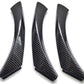 Carbon fiber look interior door handles for BMW 3 Series E90 (2005 - 2012)