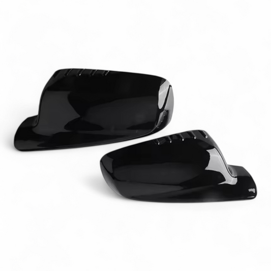 Glossy black mirror caps for BMW 7 Series E65 - 2001 to 2009