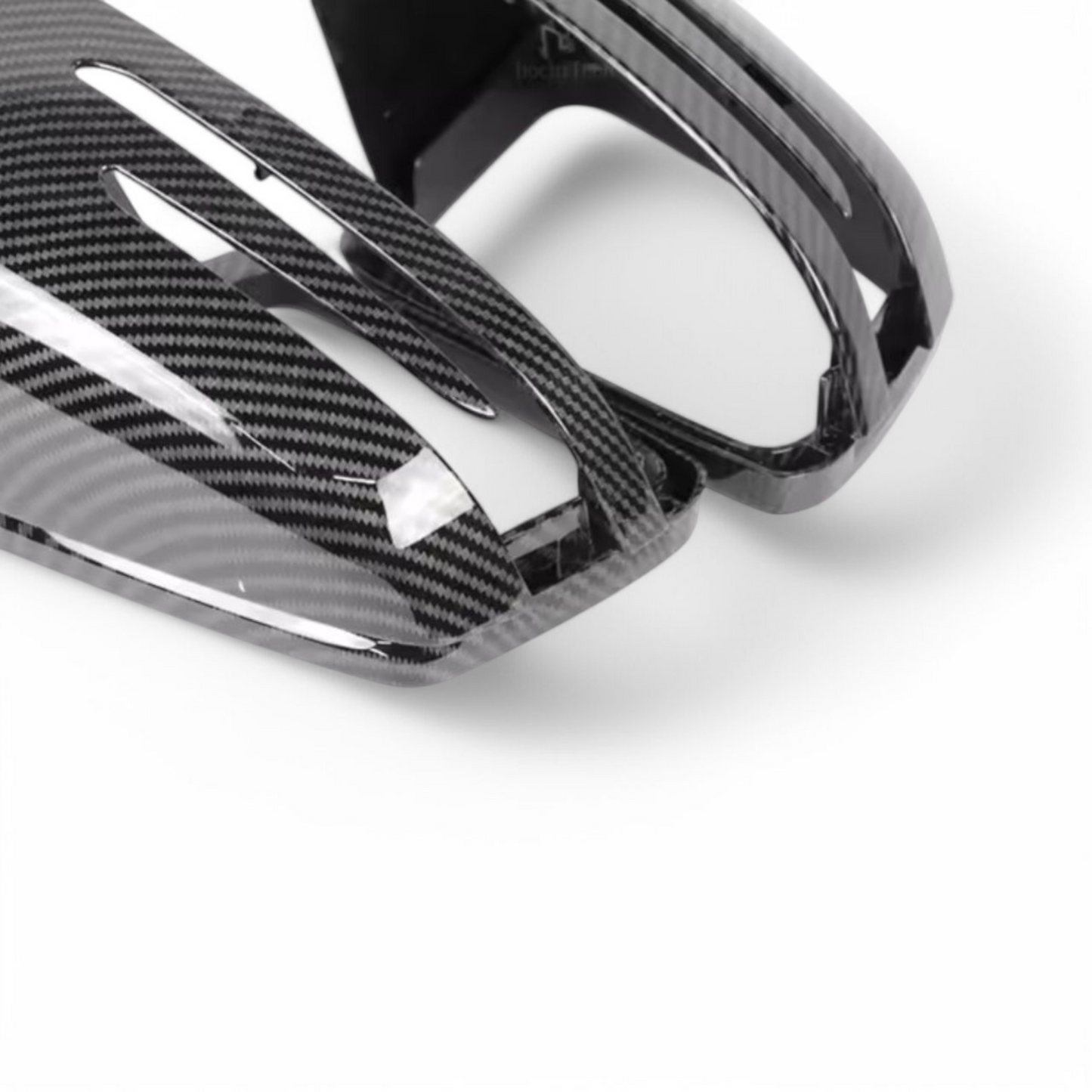 Carbon look mirror caps for Mercedes CLA C117 (2014 to 2018)