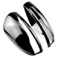Glossy black mirror caps for Mercedes C-Class W205 (2010 to 2018)
