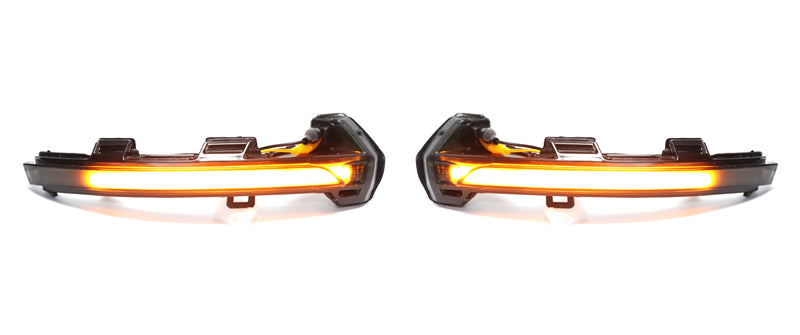 Dynamic sequential LED mirror turn signals for Volkswagen Golf Mk7 (2011 to 2018)