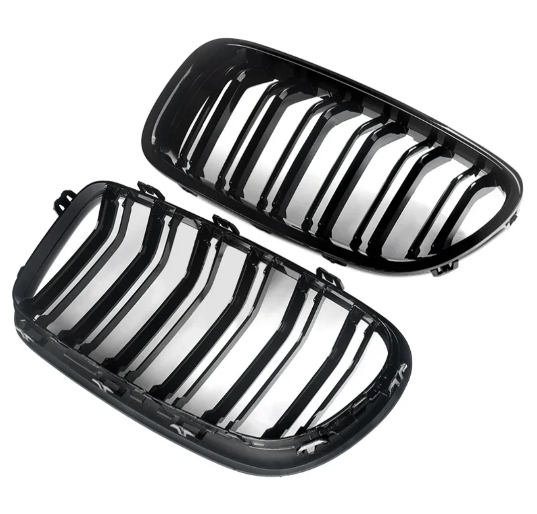Black Front Grilles for BMW 5 Series F10 F11 (2010 to 2017) BMW Euro Premium Parts