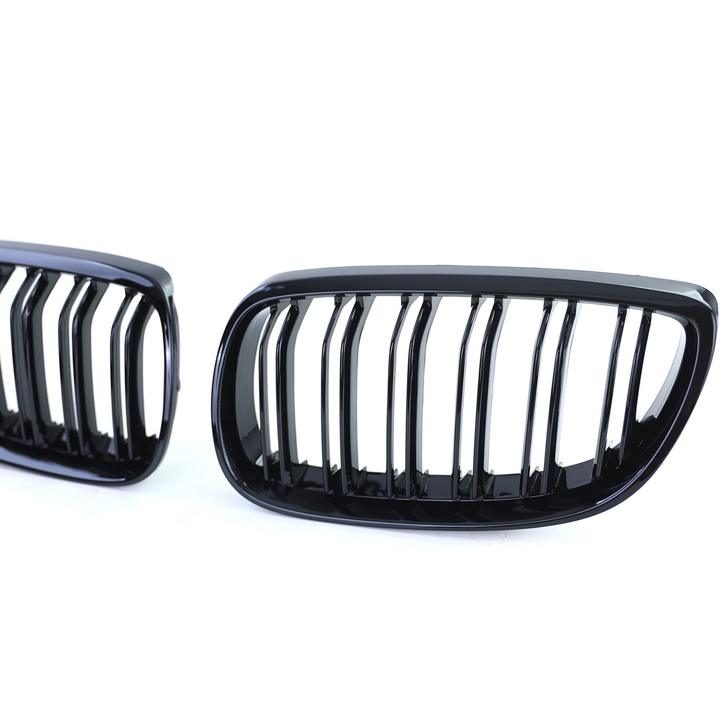 Black front grilles for BMW 3 Series E90 E91 M3-look - 2007 to 2014