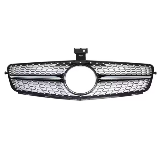 Diamond front grille for Mercedes C-Class W204 (2007 to 2014)