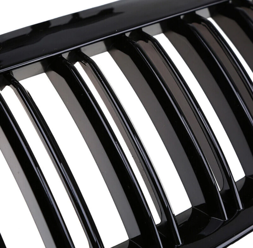 Black Front Grilles for BMW 6 Series E63 E64 (2003 to 2010)