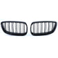 Black Front Kidney Grilles M3-look for BMW 3 Series Coupe E92 E93 (2007 to 2014)