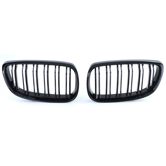 Black Front Kidney Grilles M3-look for BMW 3 Series Coupe E92 E93 (2007 to 2014)