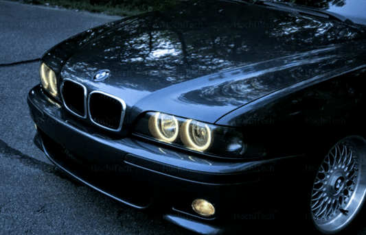LED Angel Eyes Kit Headlights for BMW 5 Series E39 - '97 to '03