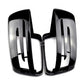 Glossy black mirror caps for Mercedes S-Class W221 (2007 to 2013)