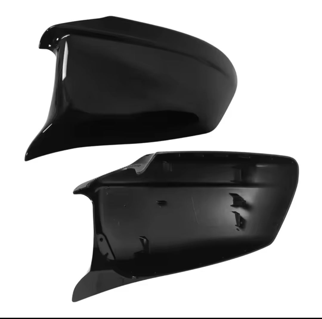 M5 Competition-look Glossy Black Mirror Caps for BMW 5 Series F10 (2010 to 2018)