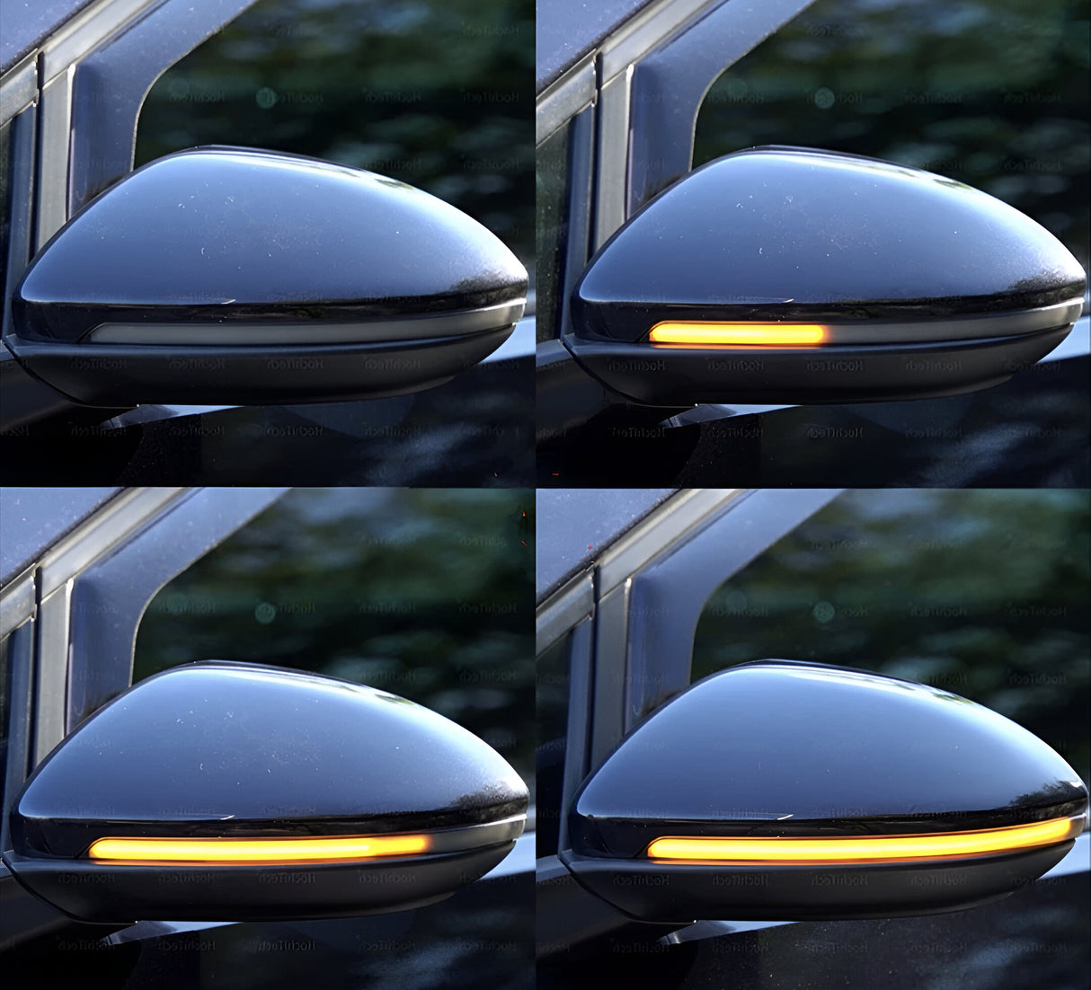 Dynamic sequential LED mirror turn signals for Volkswagen Golf Mk7 (2011 to 2018) Euro Premium Parts