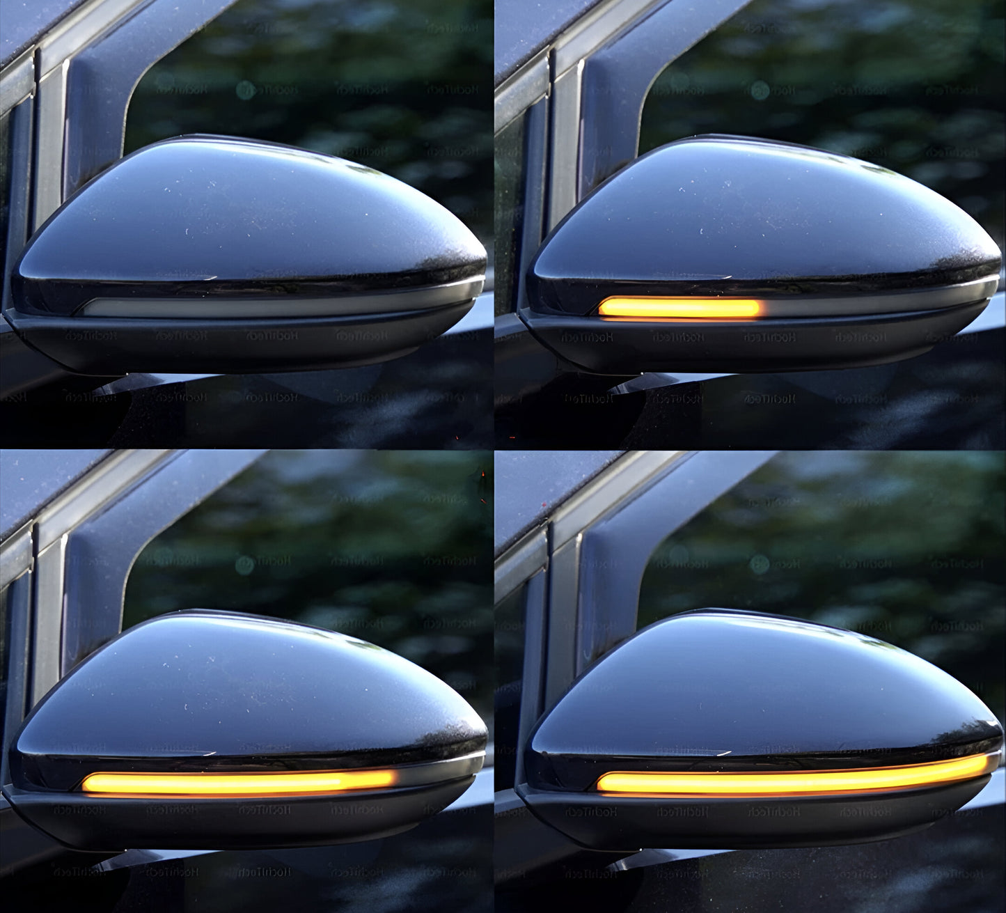 Dynamic sequential LED mirror turn signals for Volkswagen Golf Mk7 (2011 to 2018)