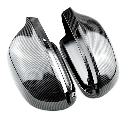 Carbon fiber mirror caps for Audi A4 B8 - 2008 to 2016