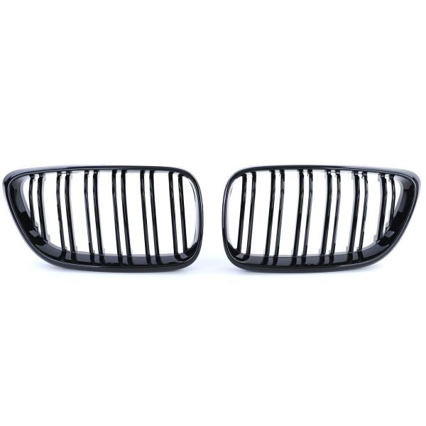 BMW 2 Series F22 black front kidney grilles (2014 to 2022)