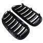 Black Front Grilles for BMW 6 Series E63 E64 (2003 to 2010)