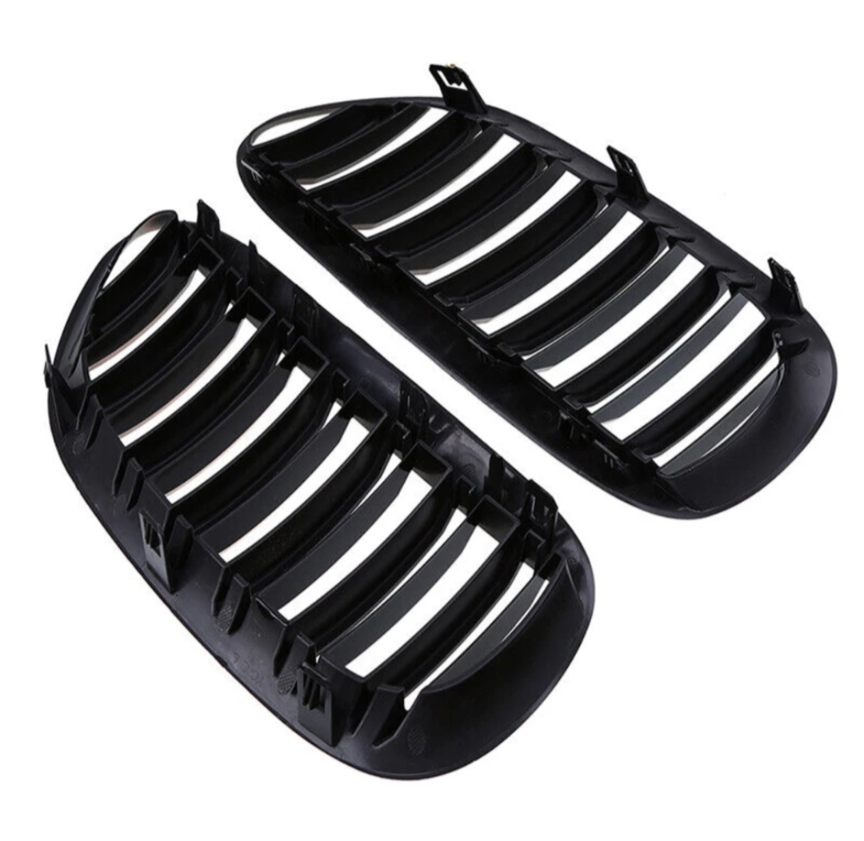 Black Front Grilles for BMW 6 Series E63 E64 (2003 to 2010)