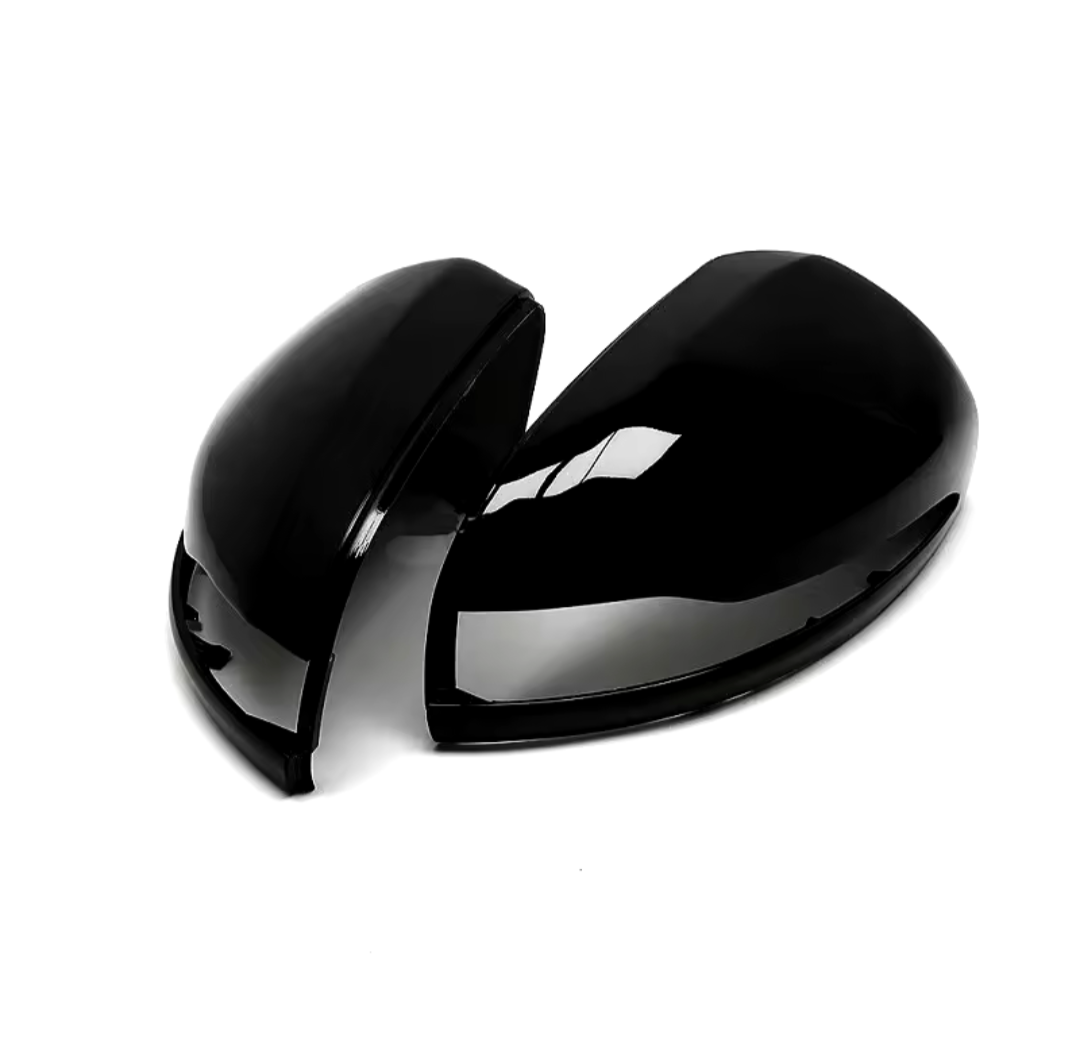 Glossy black side mirror caps for Mercedes GLC X253 (2015 to 2022)