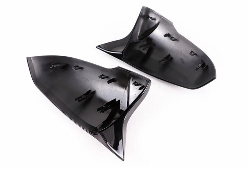 BMW M-look Glossy Black Mirrors Caps for BMW 3 Series F30 - 2010 to 2019