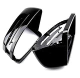 Glossy black mirror caps for Mercedes CLA C117 (2014 to 2018) Mercedes-Benz Euro Premium Parts
