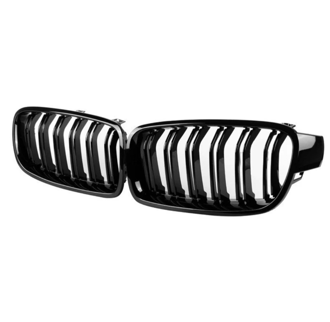 BMW 3 Series F30 Black Front Grilles (2011 to 2019)