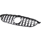 Black Front Panamericana AMG GTR grille for Mercedes C-Class W205 (2014 to 2018)
