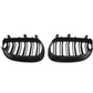 Black front kidney grilles M5 Competition-look for BMW 5 Series E60 (2003 to 2010)