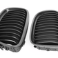 Black Front Kidney Grilles M3-look for BMW 3 Series E90 E91 (2006 to 2012)