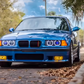 LED Angel Eyes Kit Headlights for BMW 3 Series E36 - '91 to '00