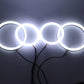 LED Angel Eyes Kit Headlights for BMW 3 Series E46 - '98 to '06