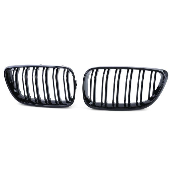 BMW 2 Series F22 black front kidney grilles (2014 to 2022)