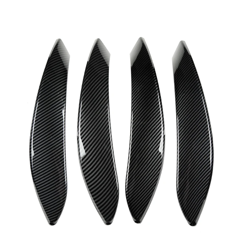 Carbon fiber door handle trims for BMW 3 Series F30 and M3 F80 (2013 to 2020)