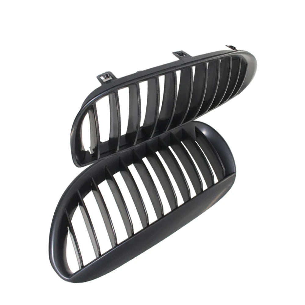 Black Front Grilles for BMW 6 Series E63 E64 (2003 to 2010)