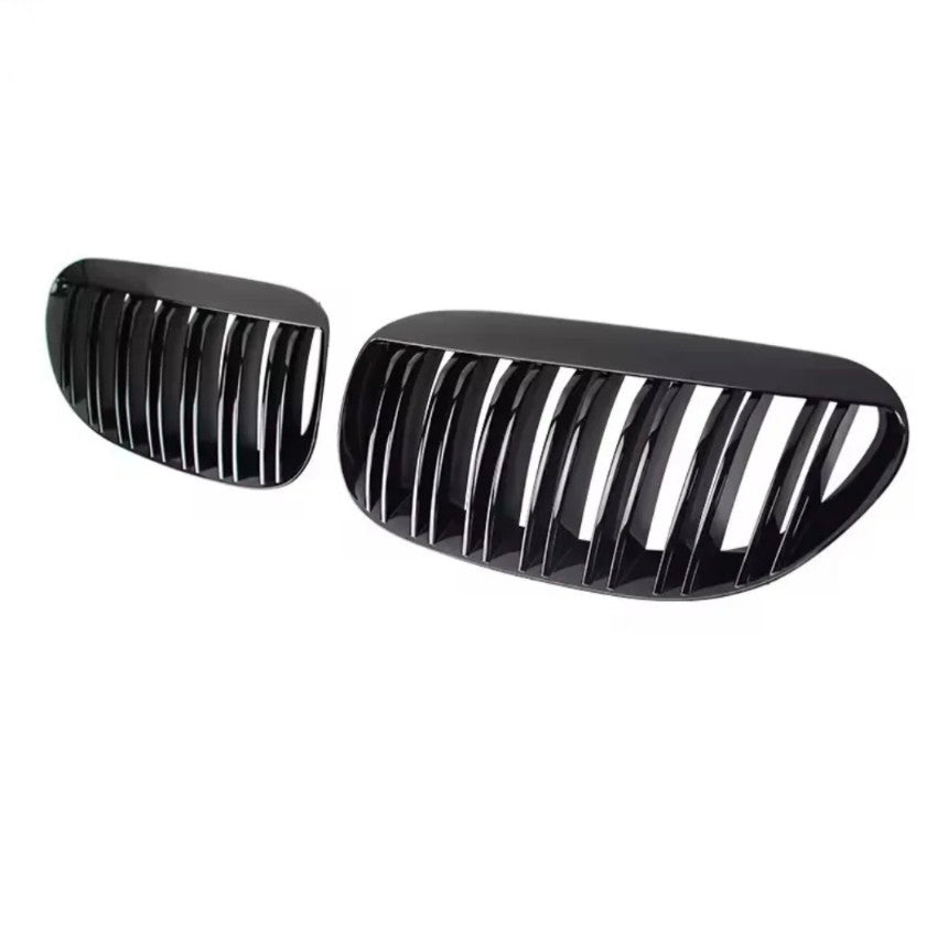 Black Front Grilles for BMW 6 Series E63 E64 (2003 to 2010)