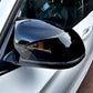 BMW M-look Glossy Black Mirrors for BMW X6 F16 - 2014 to 2018