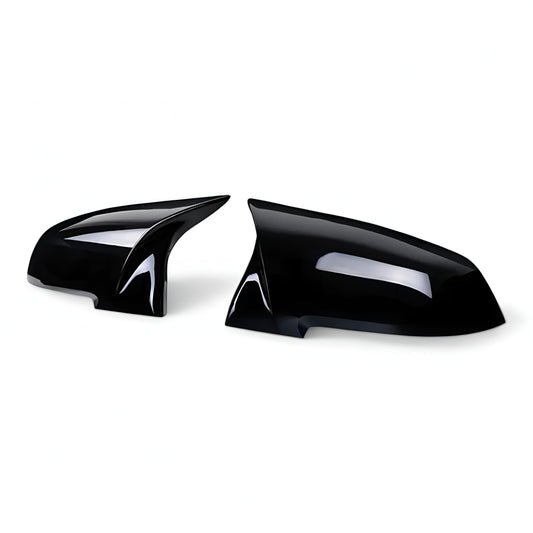 BMW M-look Glossy Black Mirrors Caps for BMW 3 Series F30 - 2010 to 2019