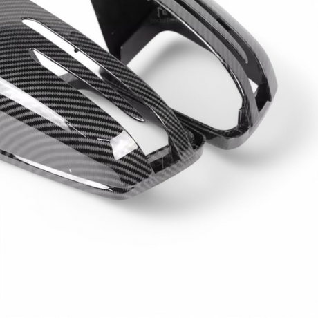 Carbon look mirror caps for Mercedes GLA X156 (2014 to 2018) Mercedes-Benz Euro Premium Parts