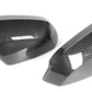 Carbon fiber mirror caps for Audi Q3 and RSQ3 (2018 to 2023)