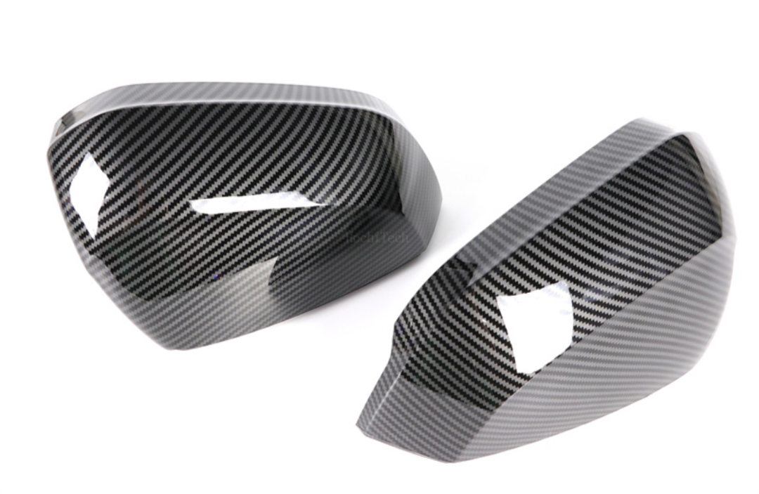 Carbon fiber mirror caps for Audi Q3 and RSQ3 (2018 to 2023)