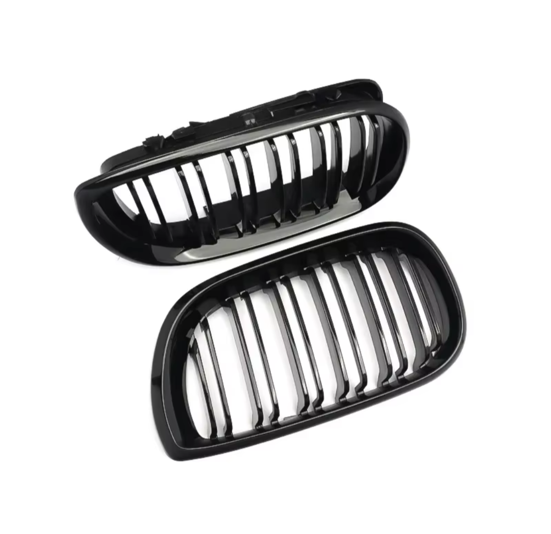 Black Front Kidney Grilles for BMW 3 Series and M3 E46 (1997 to 2005) BMW Euro Premium Parts