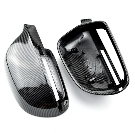 Carbon fiber mirror caps for Audi A5 B8, B8.5 - 2008 to 2016 Euro Premium Parts - ERP DISTRIBUTION