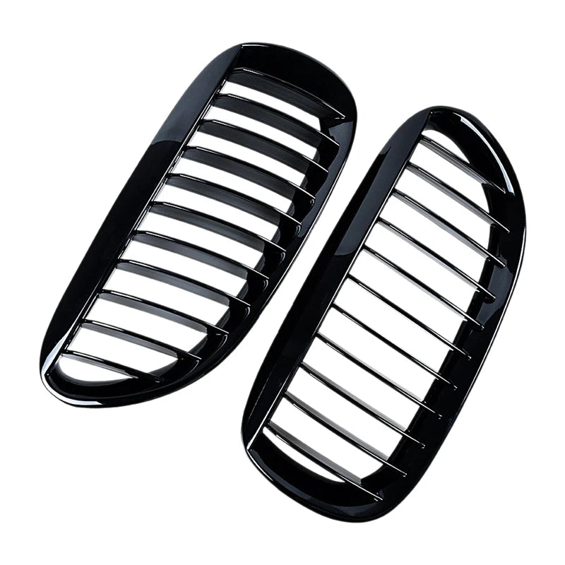 Black Front Grilles for BMW 6 Series E63 E64 (2003 to 2010)