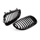 Black front kidney grilles M5 Competition-look for BMW 5 Series E60 (2003 to 2010)