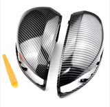 Carbon look mirror caps for Mercedes C-Class W205 (2014 to 2021) Mercedes-Benz Euro Premium Parts