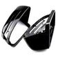 Glossy black mirror caps for Mercedes S-Class W221 (2007 to 2013)